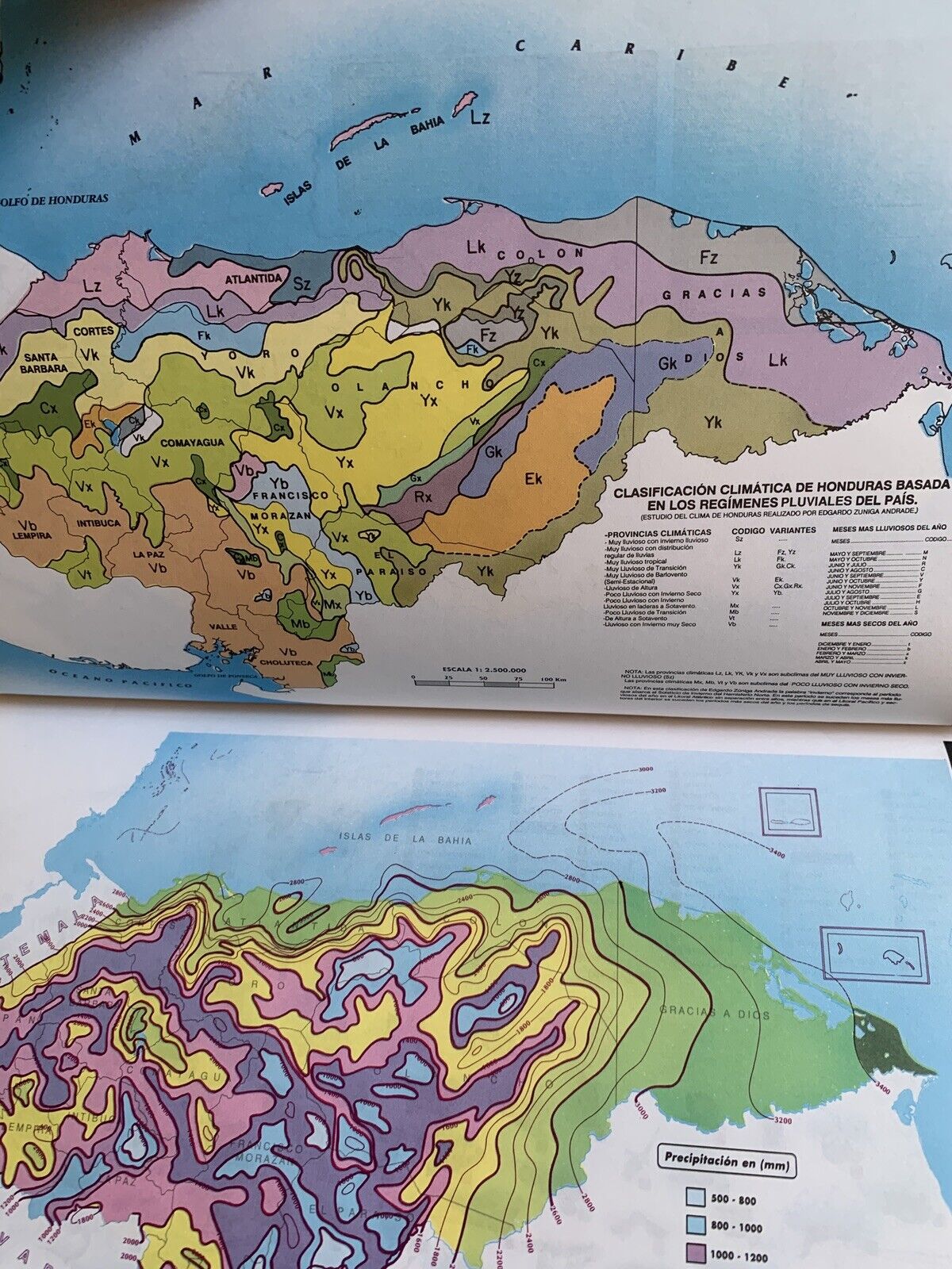 Atlas Geografico de Honduras. ediciones Ramses