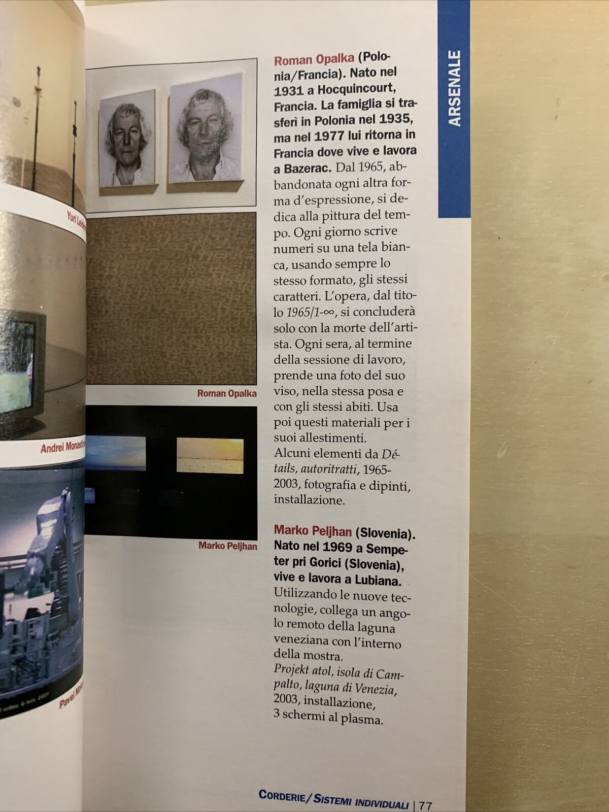 50ª Biennale di Venezia 2003, Editoriale Mondadori #