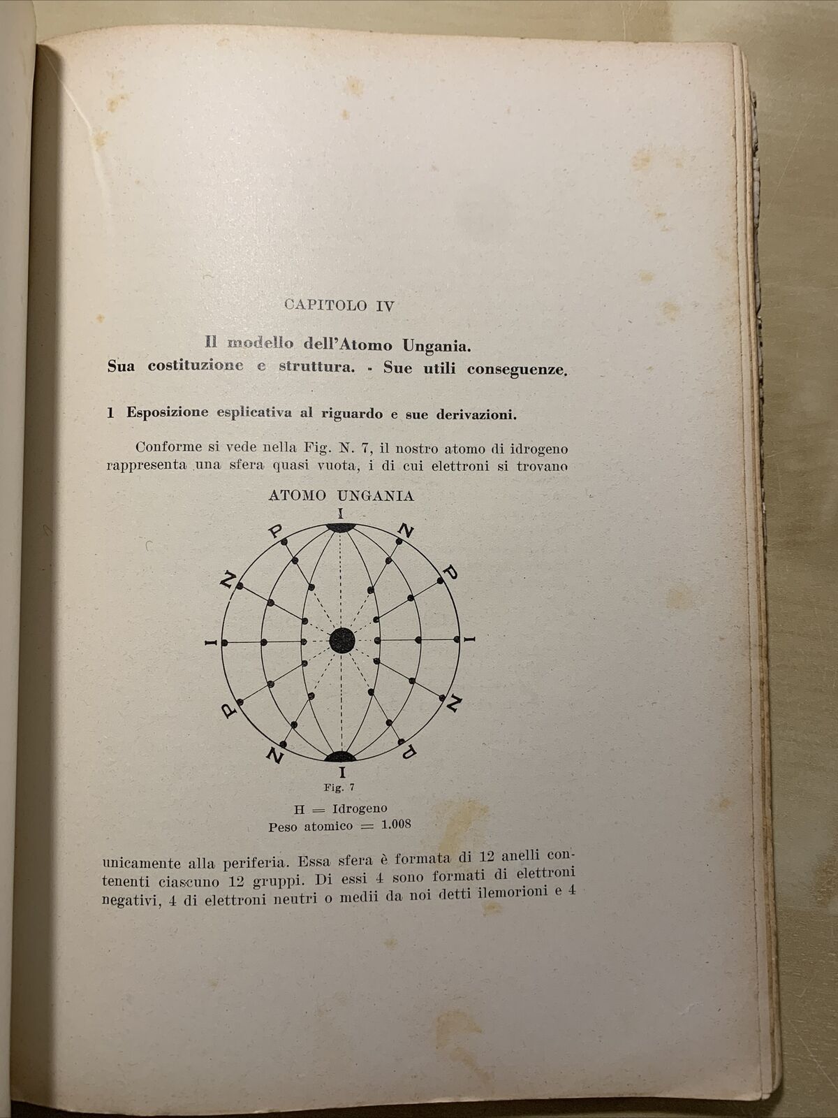 MATERIA E SPIRITO UNITÀ E STRUTTURA - Emilio Ungania. Cappelli 1939 #