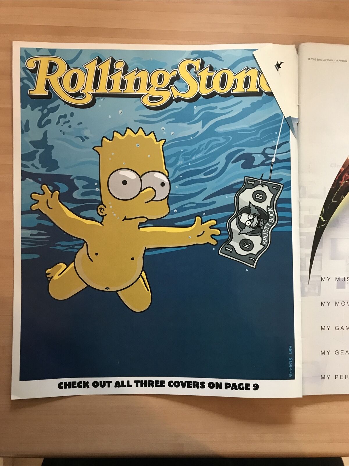 ROLLING STONE ISSUE 910, NOVEMBER 2002 - Simpsons Cover, collectors' edition