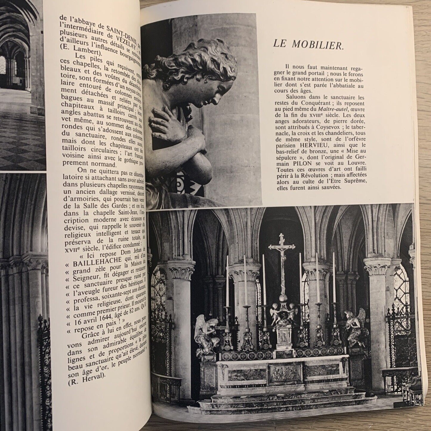 L'ABBAYE AUX HOMMES, Pierre Gouhier. Saint-Etienne de Caen. Cefag 1960
