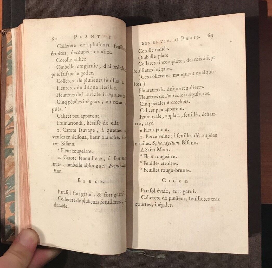 LE BOTANISTE FRANCOIS ou manuel d'herborisation, tome 2, M. Barbeu Dubourg- 1767
