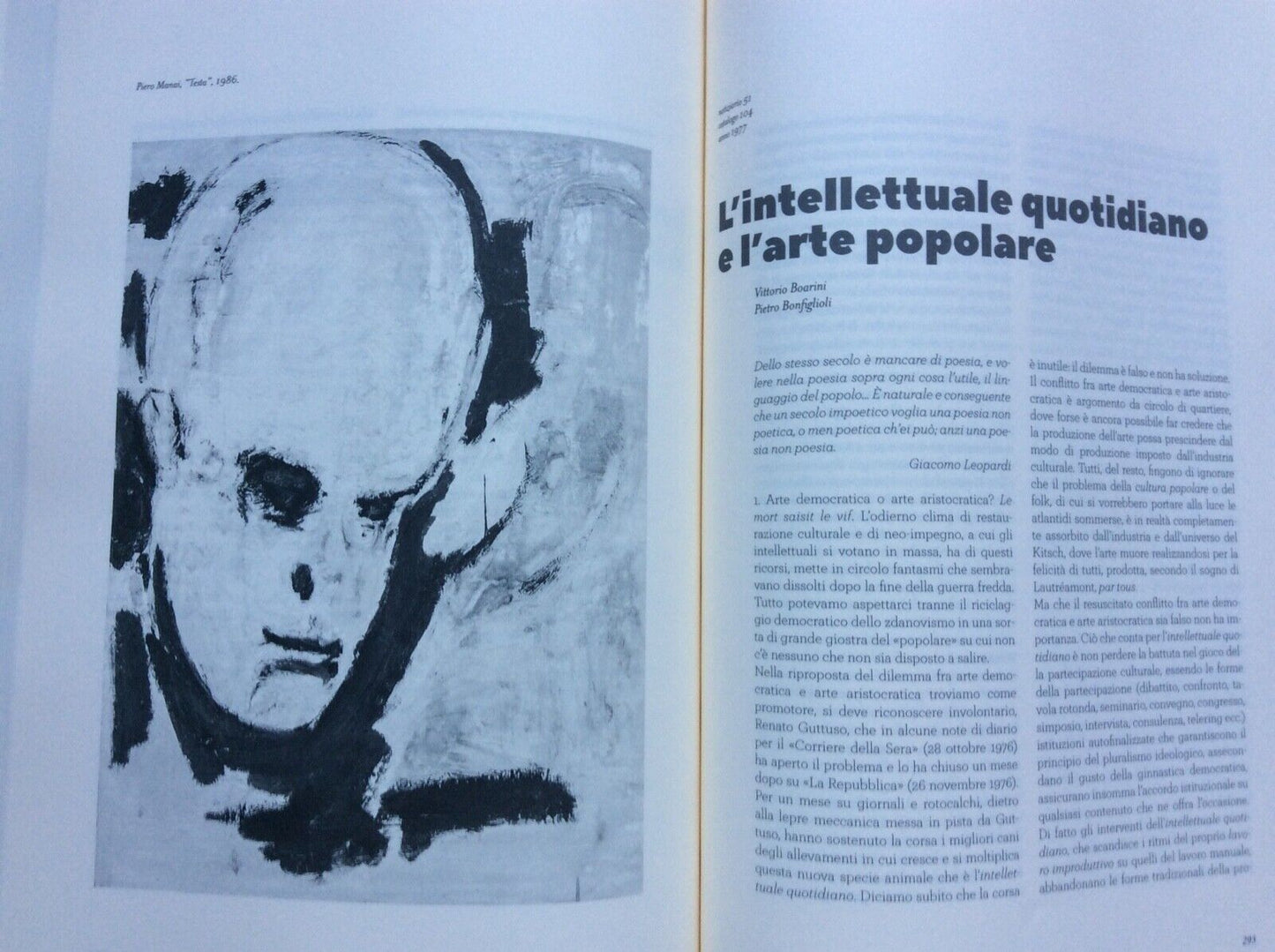 IL NOTIZIARIO DELLA GALLERIA DE’FOSCHERARI 1965-1989, a cura di VITTORIO BOARINI