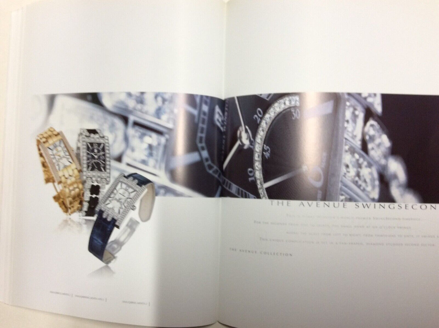 HARRY WINSTON RARE TIMEPIECES DEPLIANT ADVERTISEMENT