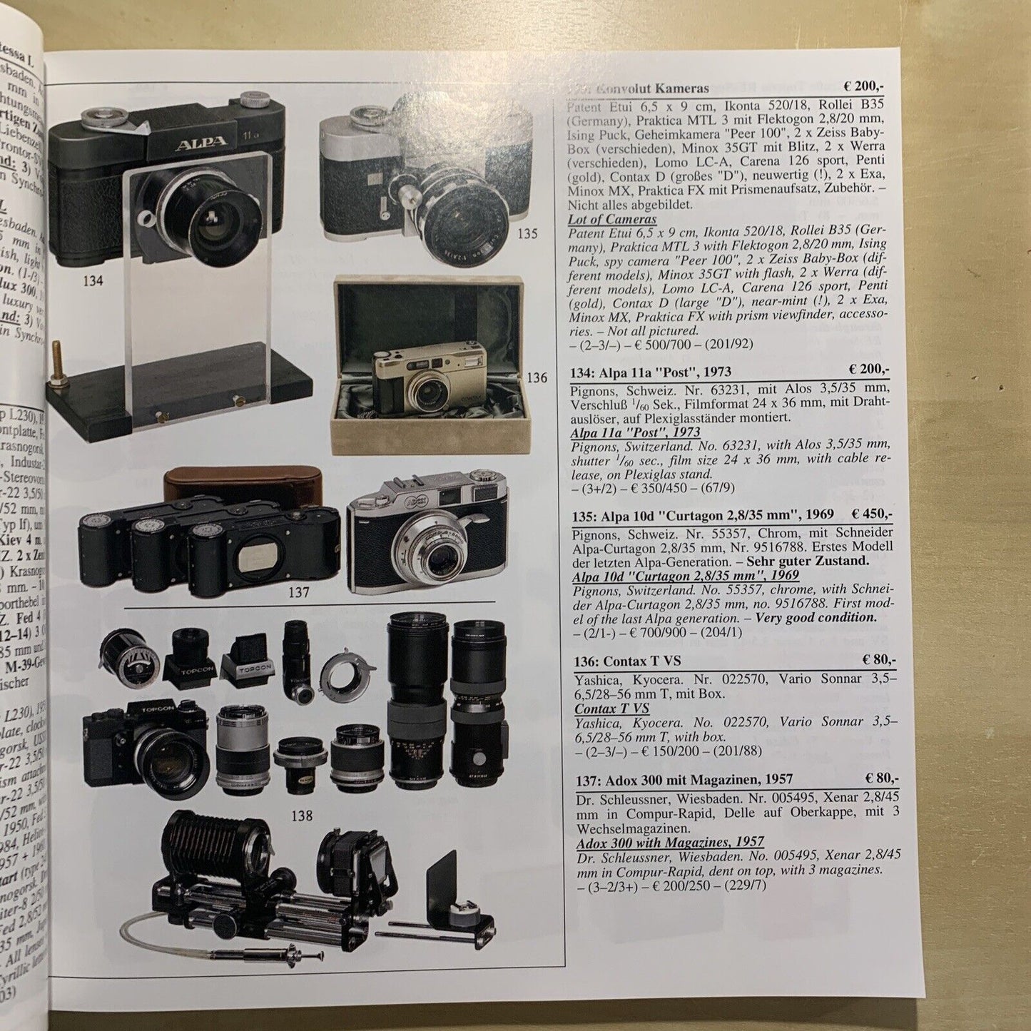 PHOTOGRAPHICA & FILM, 21 september 2019. Spezial Auktion #