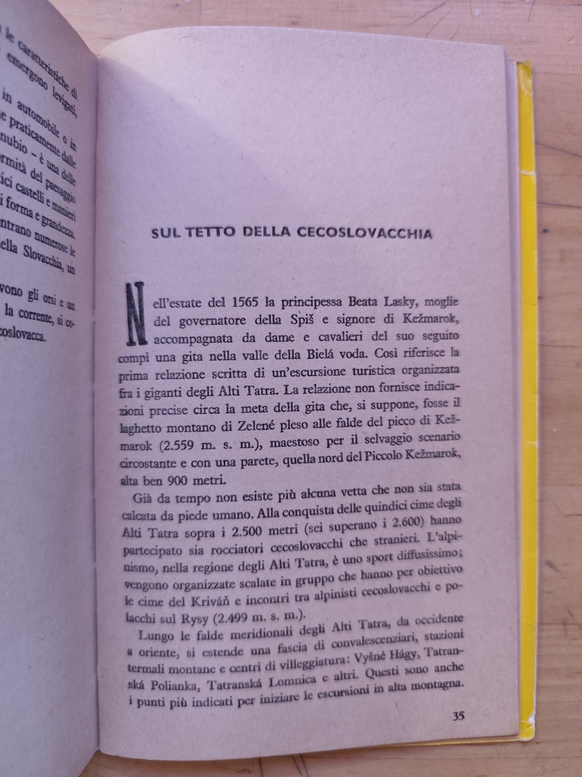 Cecoslovacchia il Paese - Dusan Tomasek, Orbis 1970