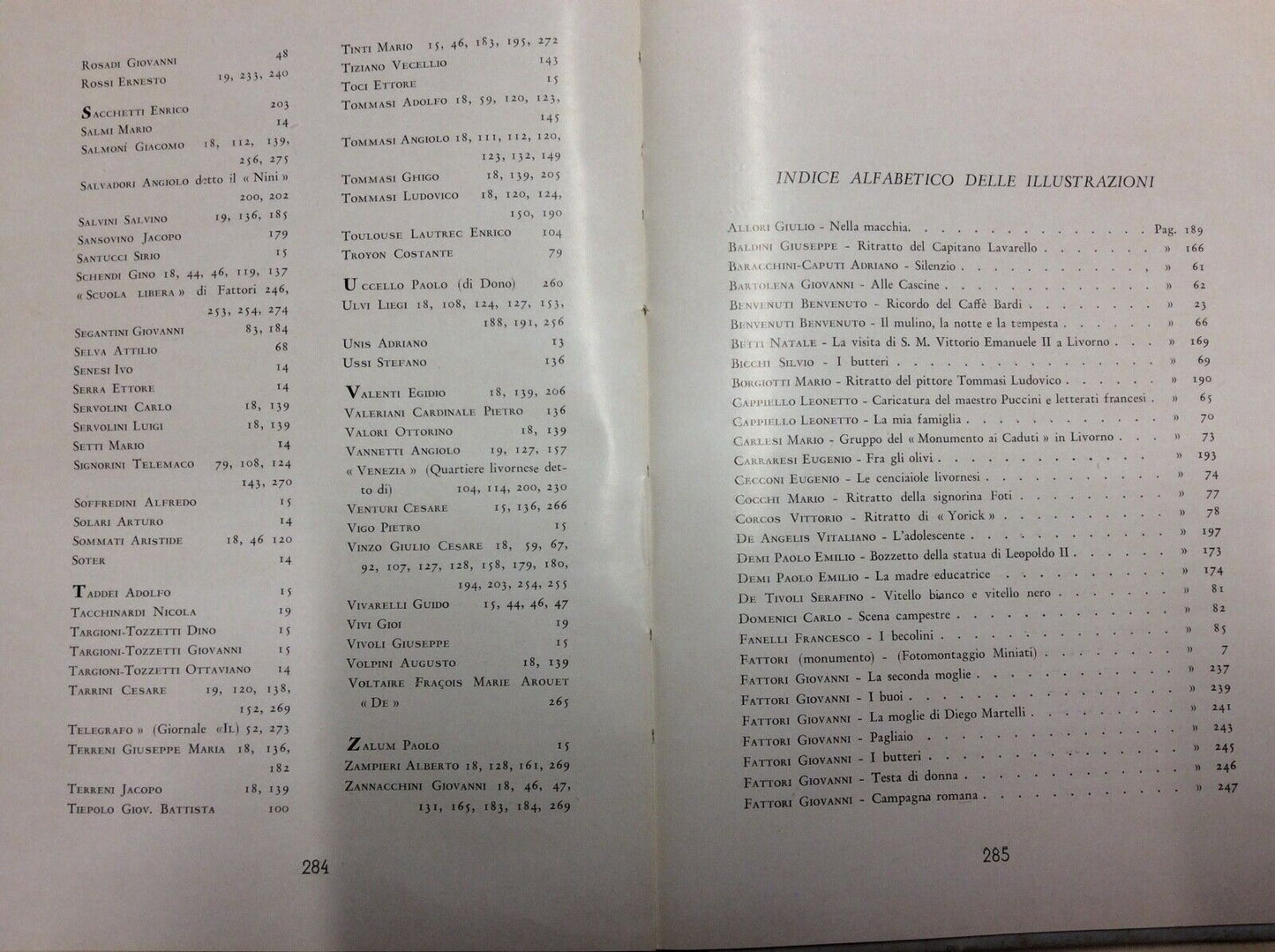 VIRTÙ DEGLI ARTISTI LABRONICI GASTONE RAZZAGUTA LIVORNO 1943