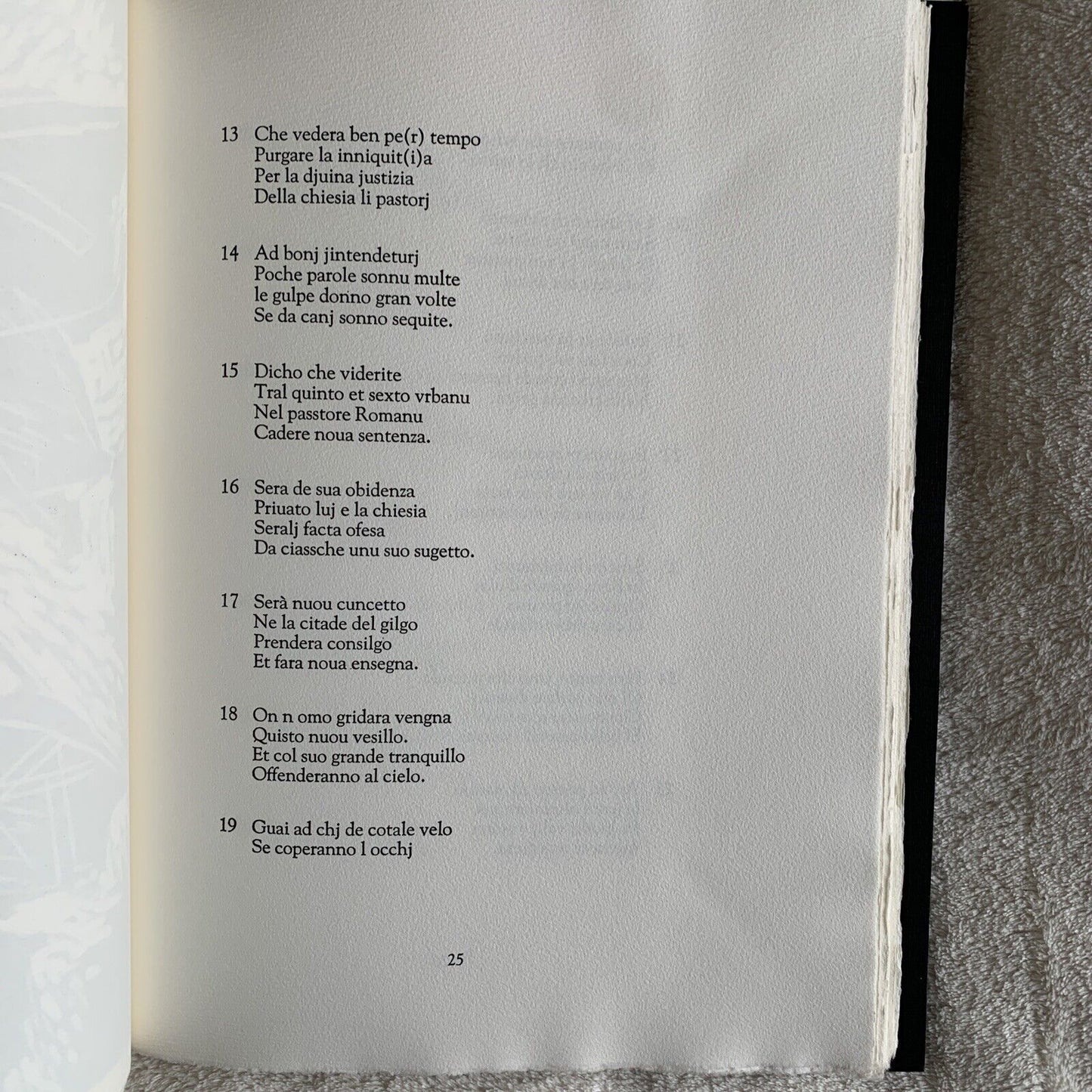 LE PROFEZIE DEL BEATO TOMMASUCCIO DA FOLIGNO - Zazzera 1989, Agapito Miniucchi #