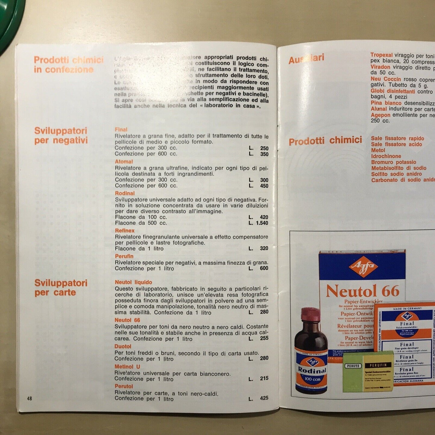 AGFA Catalogo 1967 - FOTOGRAFIA. Agfa - Gevaert