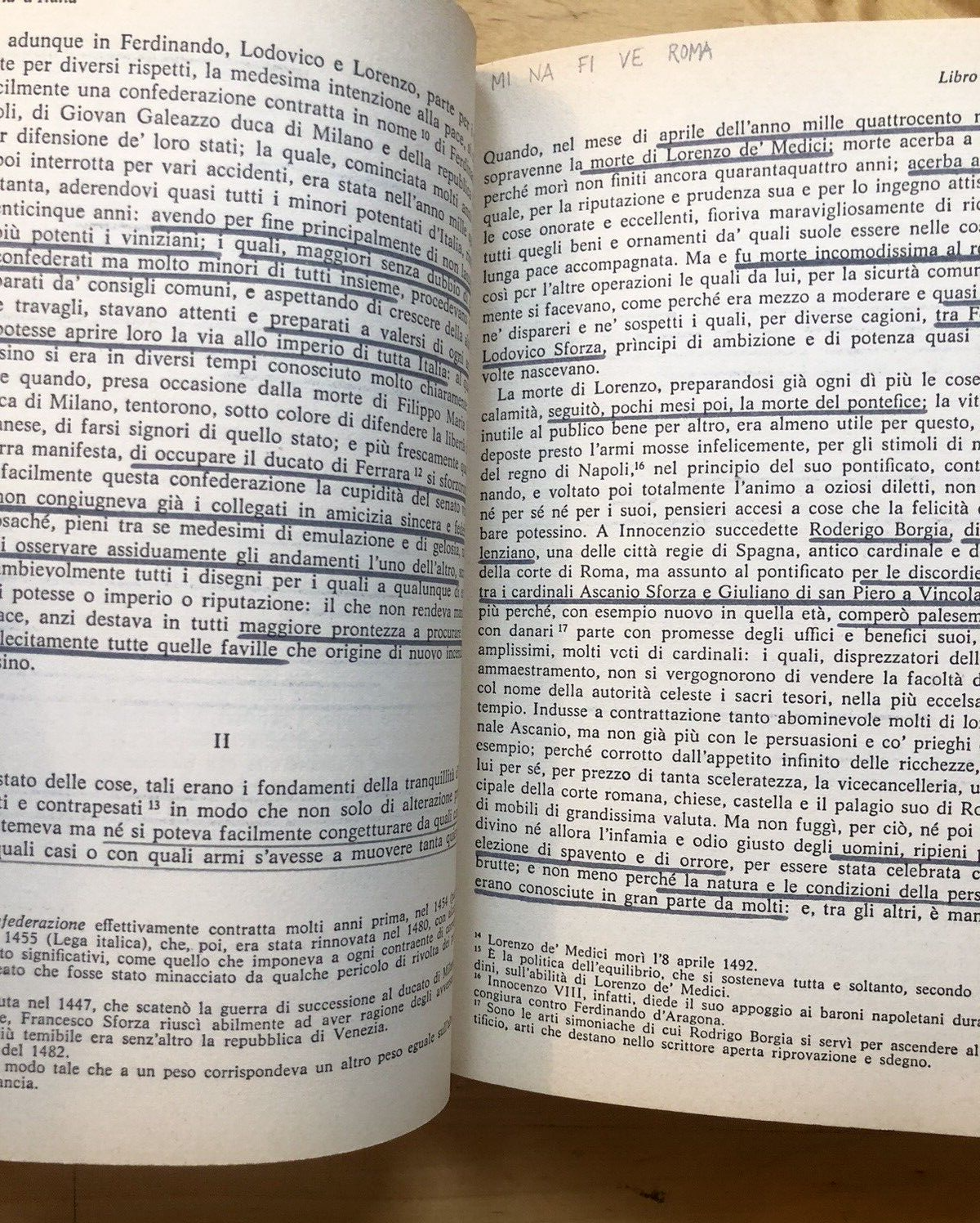 Storia d'Italia Francesco Guicciardini, 3 vol. Mondadori 1975