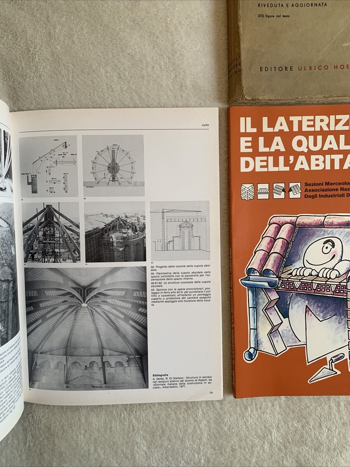 Il Cemento Armato - Santarella, Il laterizio, Principi di progettazione 4 voll.