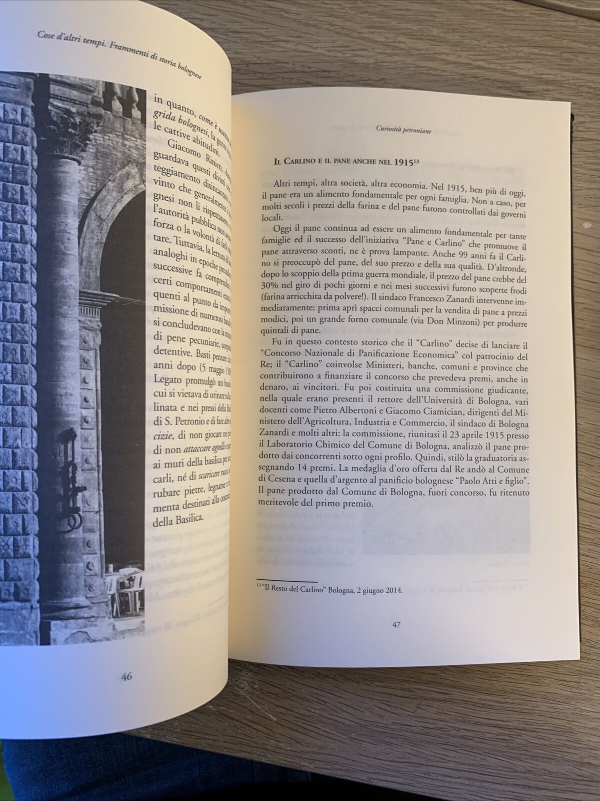 Cose d'altri tempi - Marco Poli. Frammenti di storia bolognese. Minerva 2015