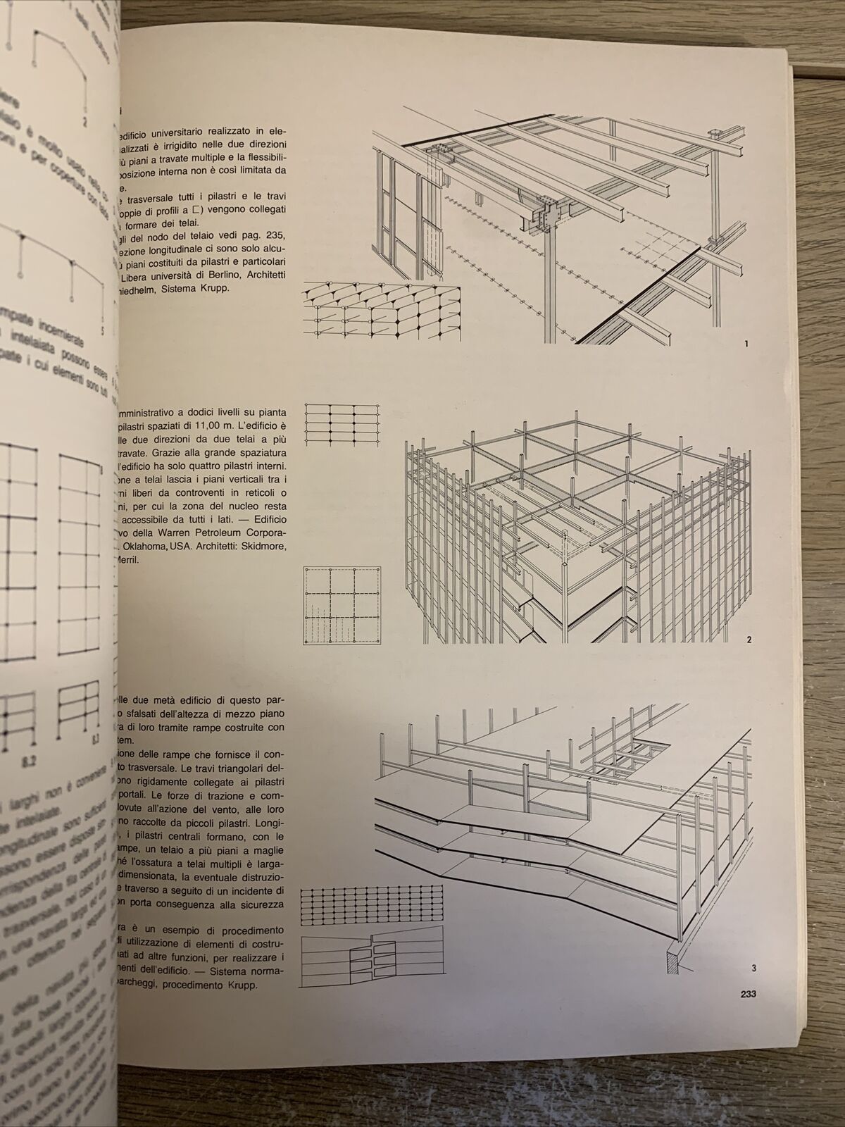 ARCHITETTURA ACCIAIO - EDIFICI CIVILI. FINSIDER 1982 F. HART, W. HENN.