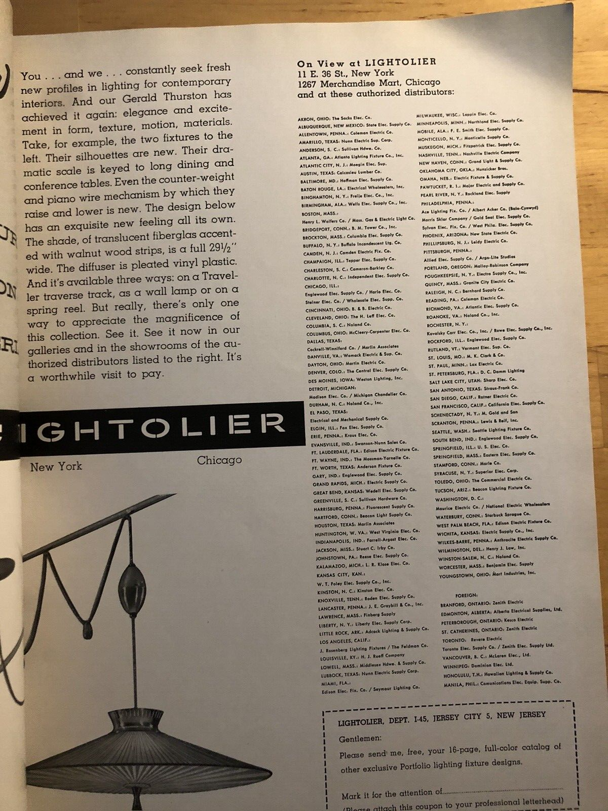 INTERIORS MAGAZINE april 1955 Olga Gueft - Interiors, design, architecture