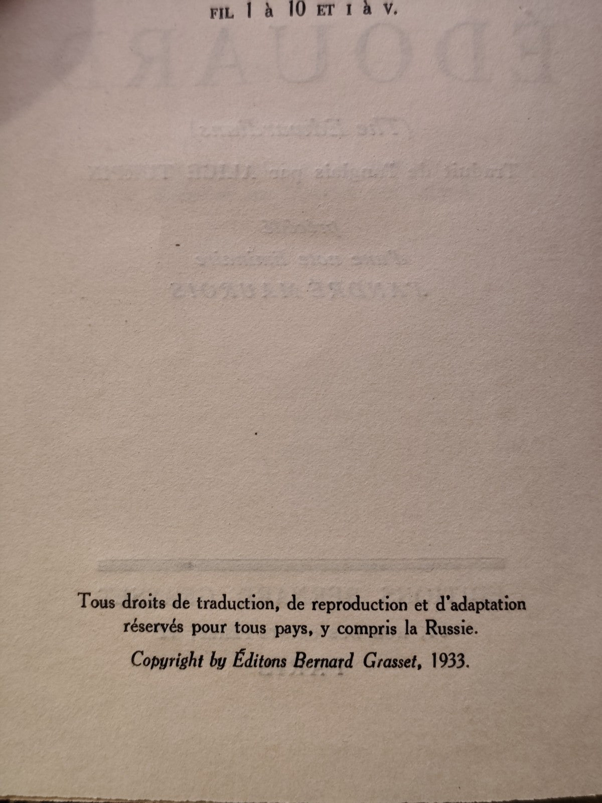 Au temps du Roi Edouard - V. Sackville-West. Bernard Grasset 1933
