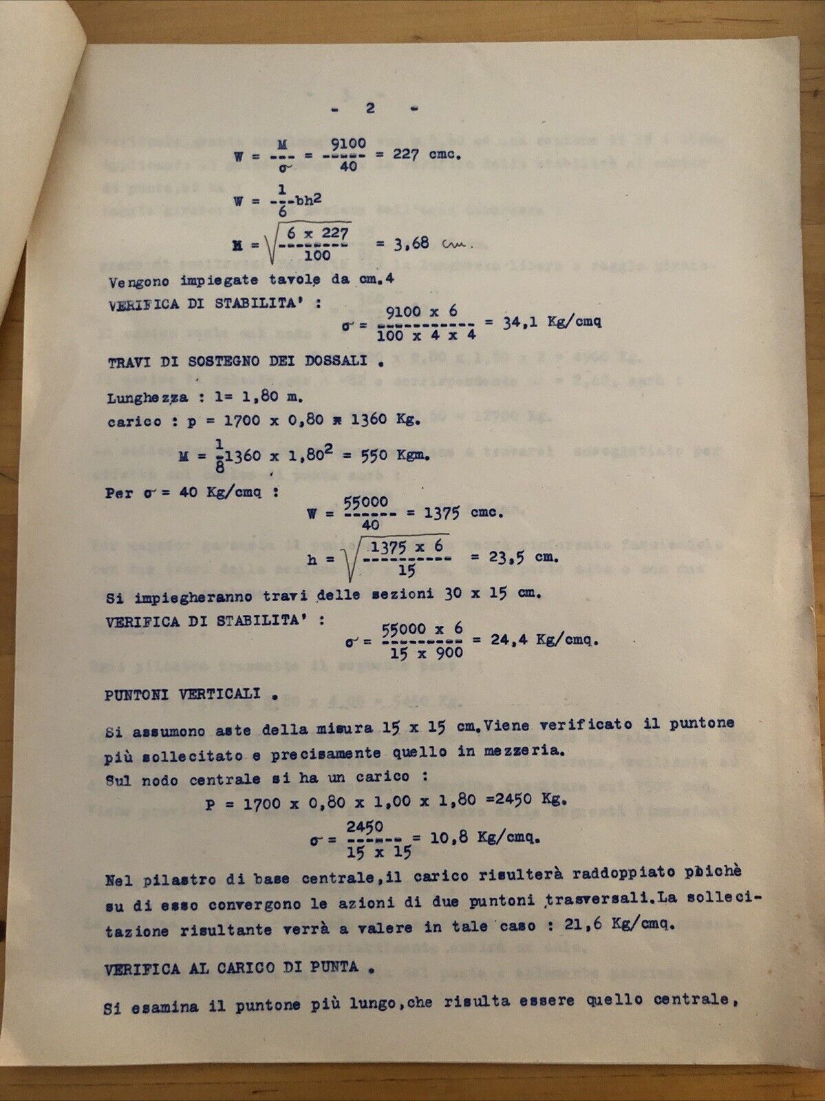 FERROVIE linea Altare Savona ponte sulla linea ferroviaria, relazioni di calcolo