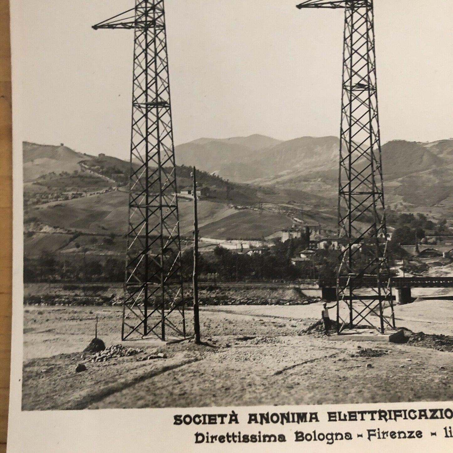 FERROVIE direttissima Bologna Firenze linea primaria 1931