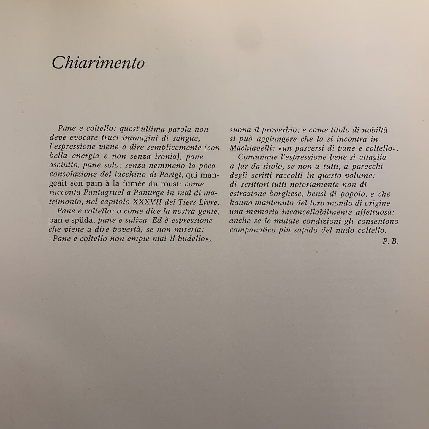 PANE E COLTELLO - CINQUE RACCONTI DI PAESE. DADÒ ED. 1975 #