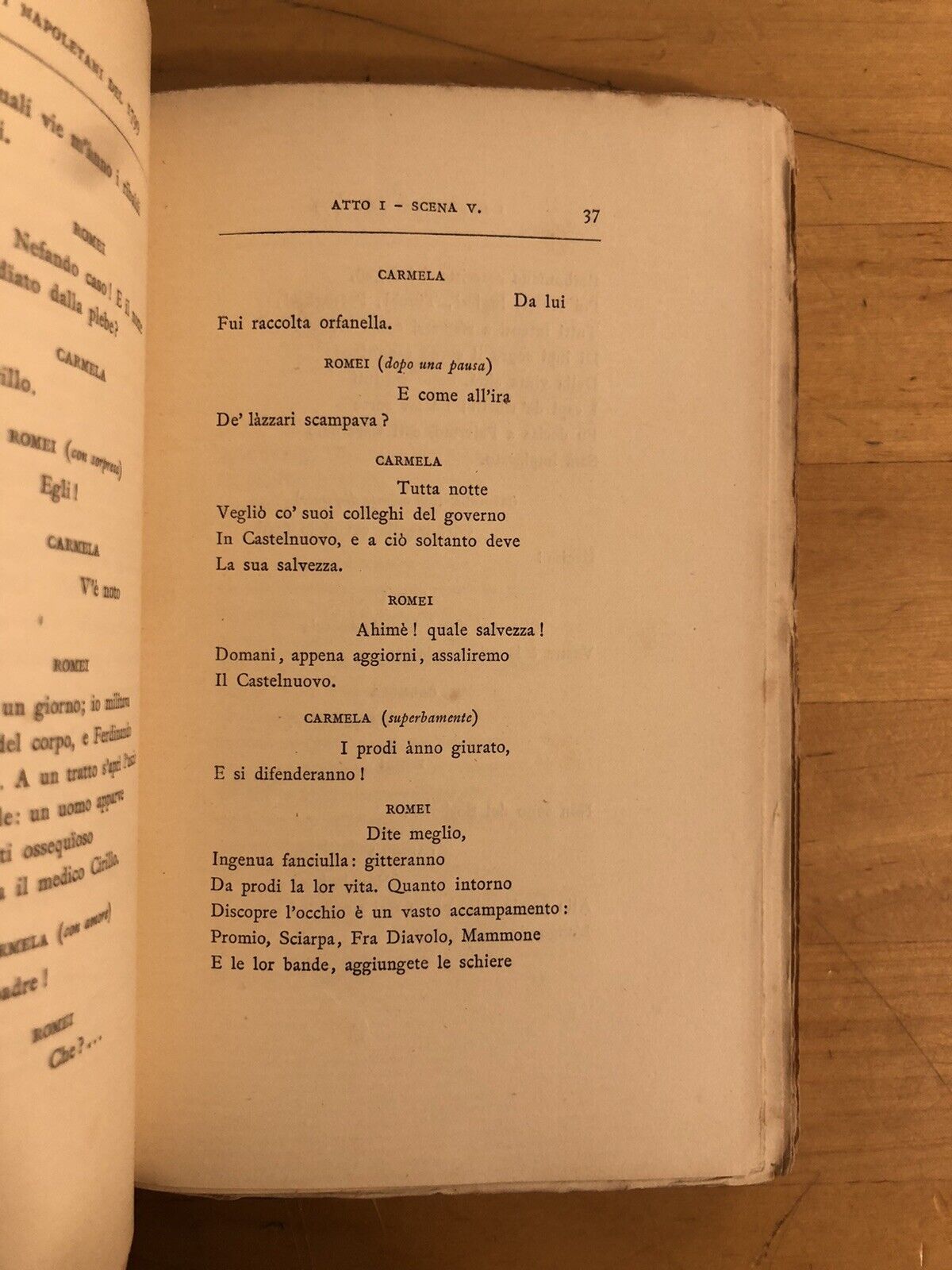 Teatro in versi - i Napoletani del 1799, poema drammatico in sei atti. P. Cossa