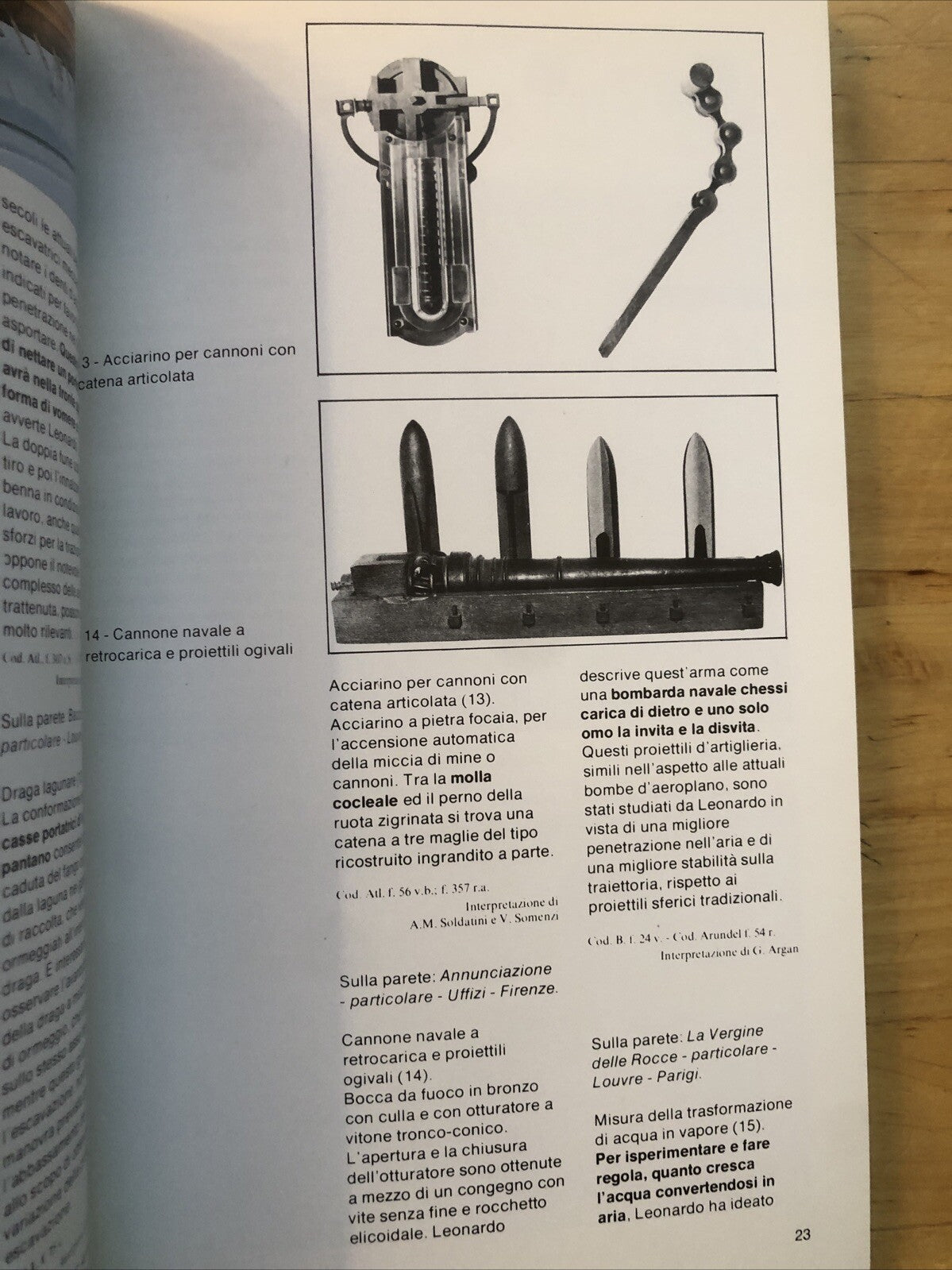 Leonardo da Vinci al museo nazionale della scienza e della tecnica, Scala ed.