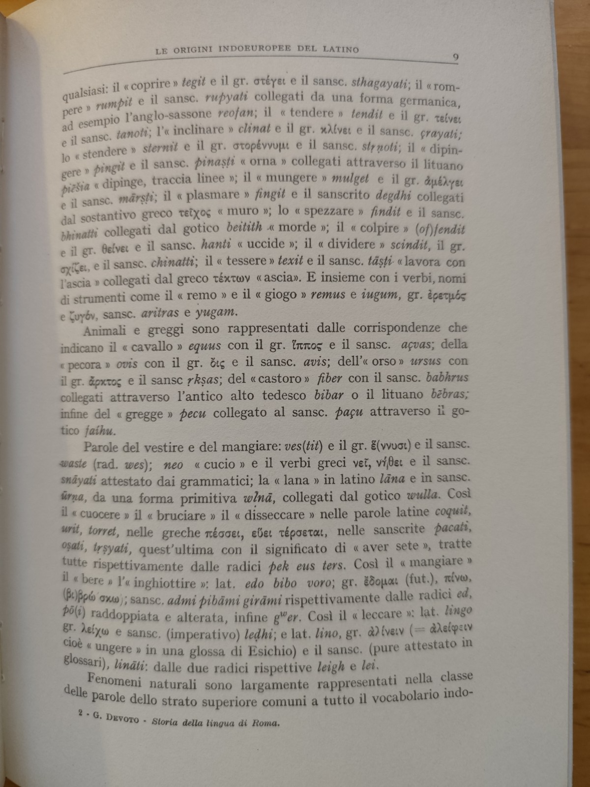 Storia della lingua di Roma, Giacomo Devoto - Cappelli ed. 1969