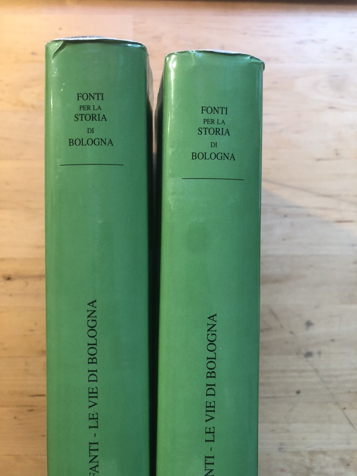Le vie di Bologna saggio di toponomastica storica, Mario Fanti, 2 voll. 2000
