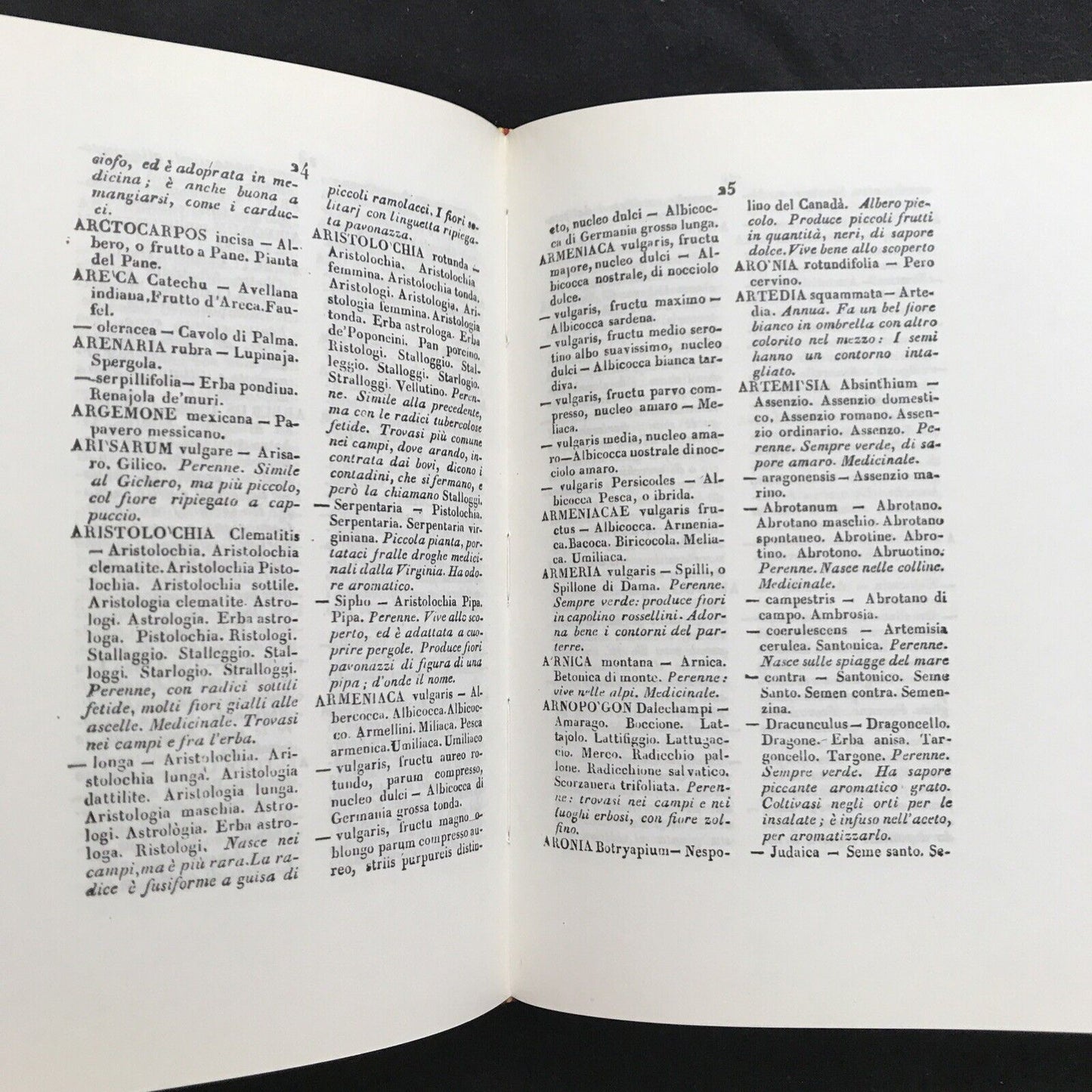DIZIONARIO BOTANICO ITALIANO, Arnaldo Forni Editore, Ottaviano Targioni Tozzetti