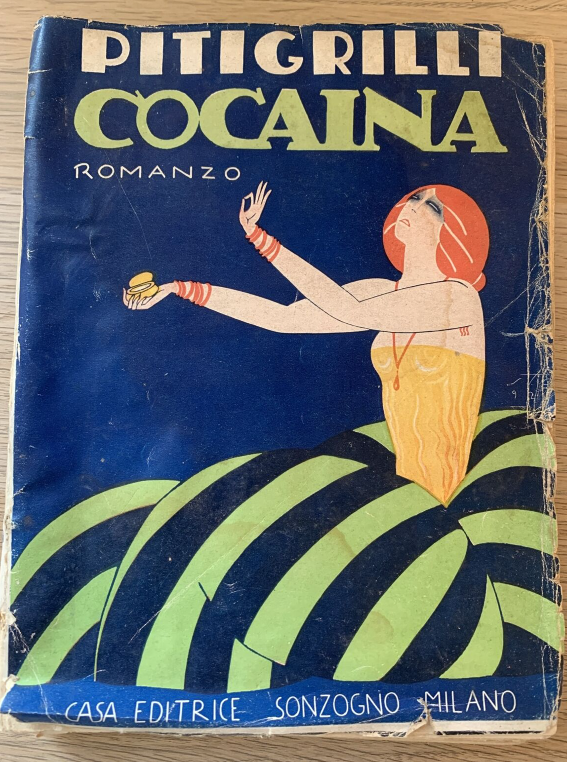 PITIGRILLI, cocaina - Casa editrice Sonzogno 1931 #