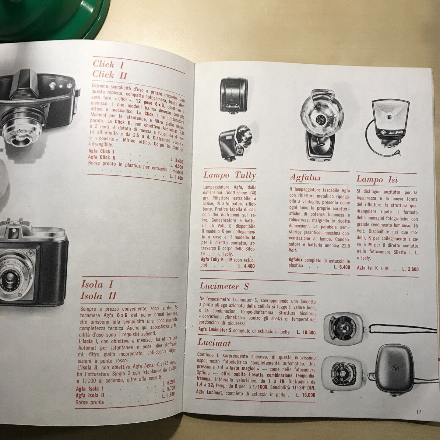 AGFA CATALOGO 62 - FOTOGRAFIA 1962