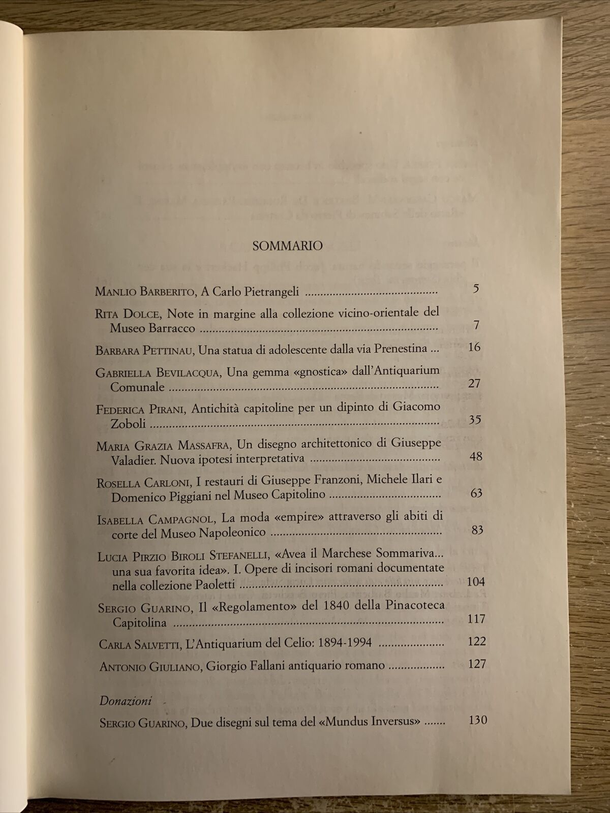 BOLLETTINO DEI MUSEI COMUNALI DI ROMA IX 1995 - NUOVA SERIE