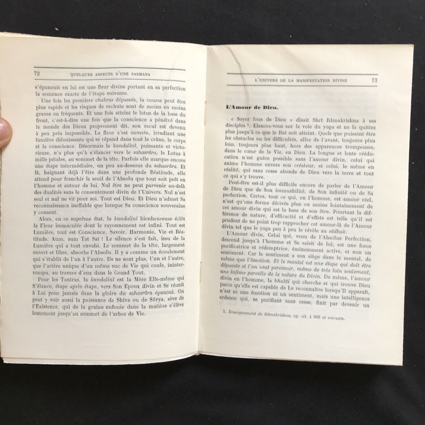 QUELQUES ASPECTS D'UNE SADHANA, Jean Herbert, Albin Michel Èd. spiritualités com