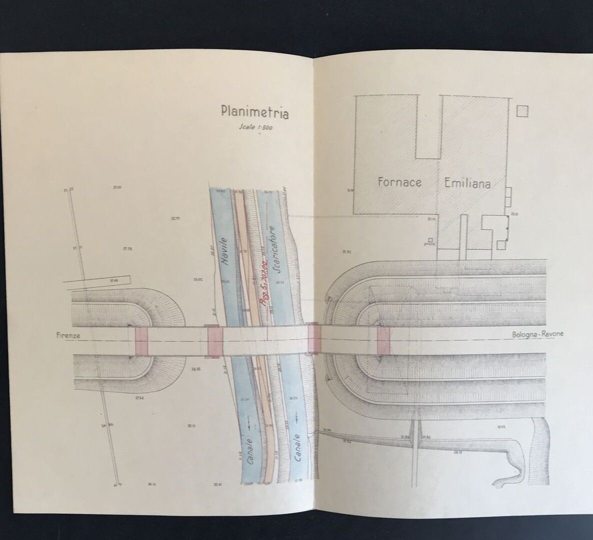 FERROVIE Bologna Viadotto sul canale Navile