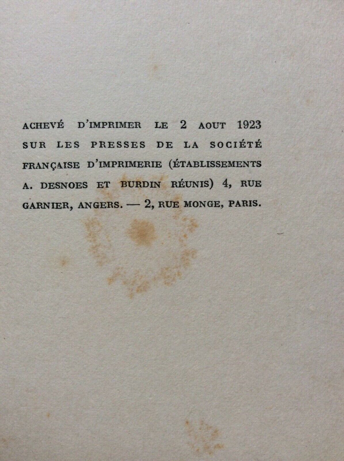 ROLAND. GEORGES LACASSIE. 1923. Autografato e dedica a Jacques Berlioz + lettera
