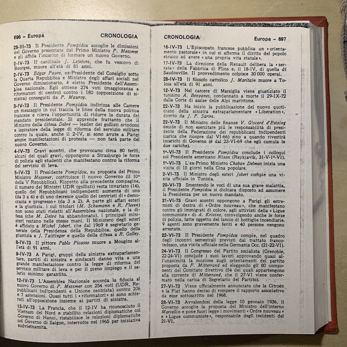 CRONOLOGIA DEGLI AVVENIMENTI POLITICI ANNI '70 (DAL 1970 AL 1980) - 3 VOLUMI #