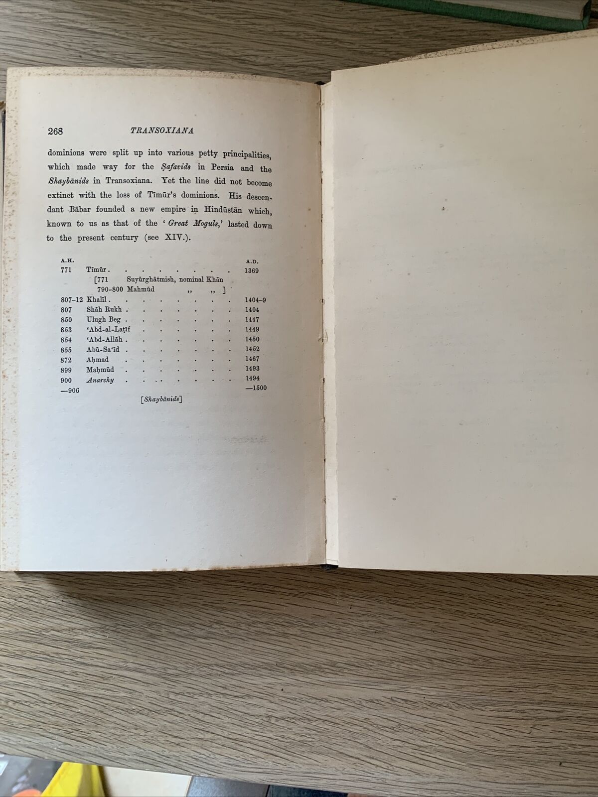 THE MOHAMMADAN DYNASTIES, Stanley Lane-Poole. Khayats 1966 #