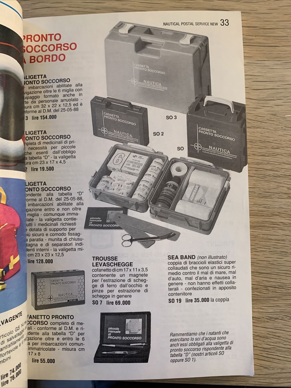 NAUTICAL POSTAL SERVICE - diporto nautico accessori - Catalogo 93-94 #