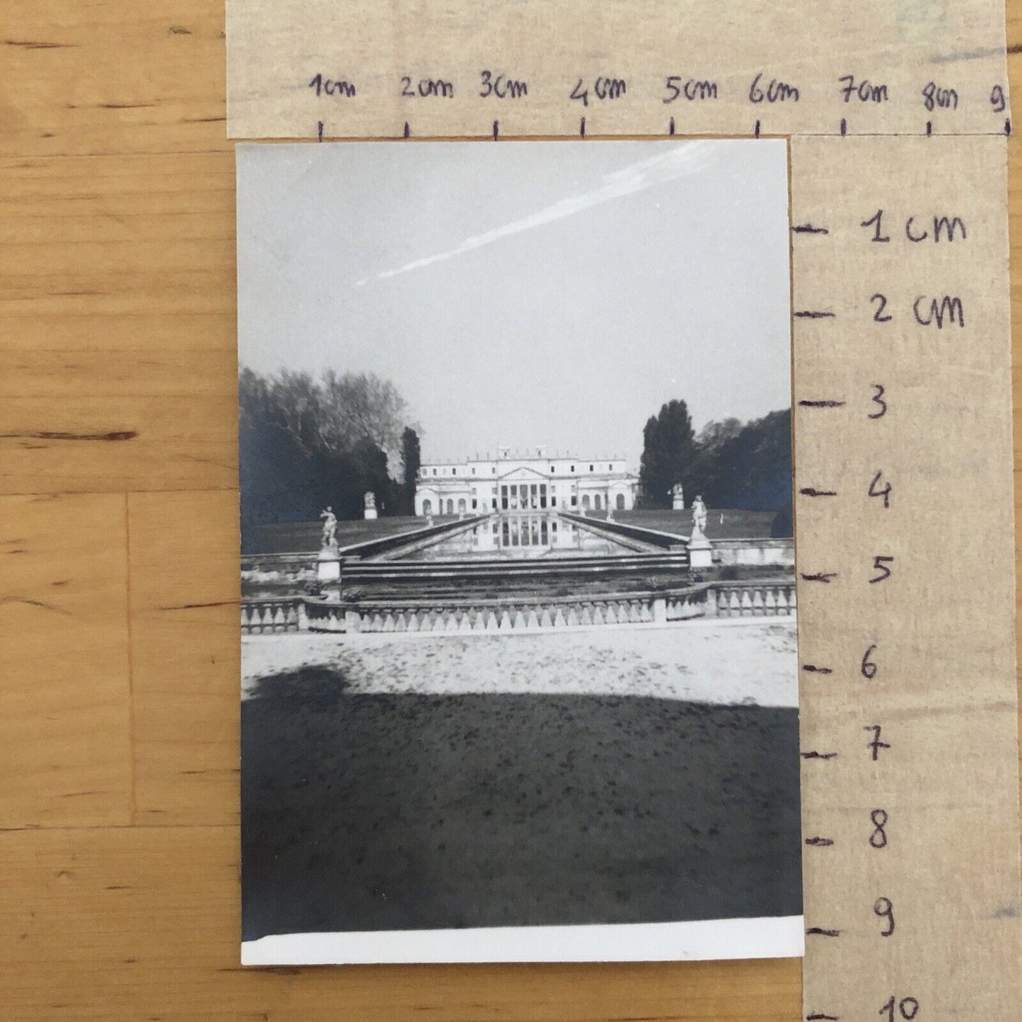 Fotografie Strà Villa Pisani anni '40 - 2 foto 6x9 cm