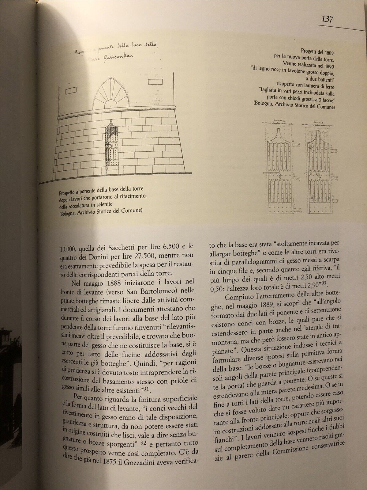 La torre Garisenda, Francisco giordano, Costa Editore 2000 BOLOGNA