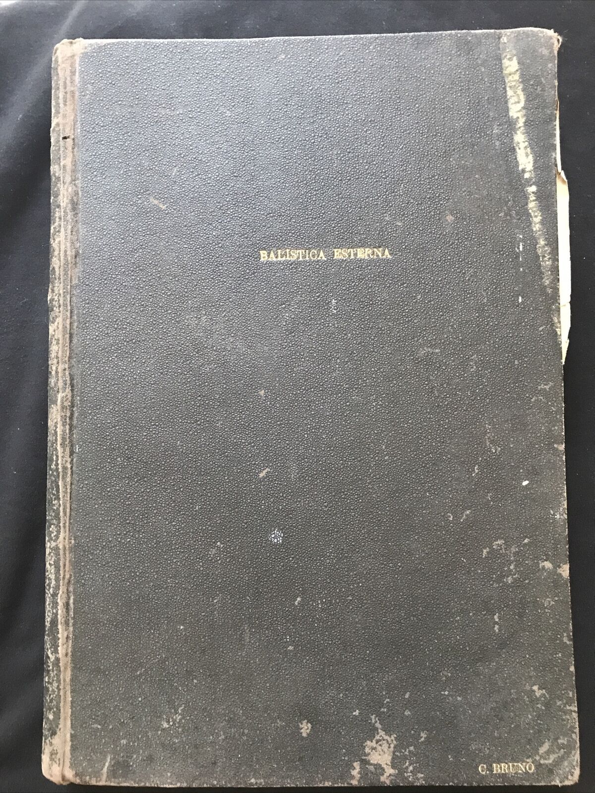 Lezioni di balistica esterna anno 1894-95, Ronca-Bassani, tipo-lit. navale