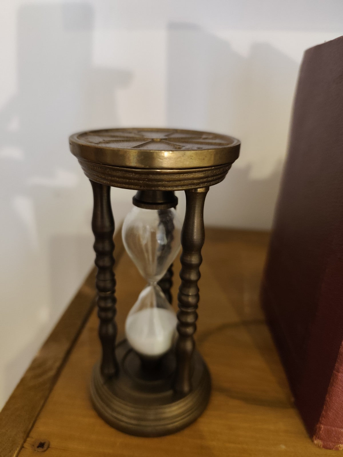 Clessidra antica in Ottone - vintage oggetto da arredamento collezione antico