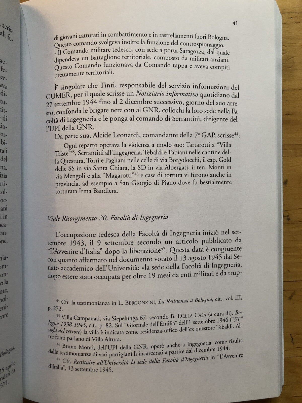Ingegneria in guerra, la facoltà di ingegneria di Bologna, Renato Sasdelli CLUEB