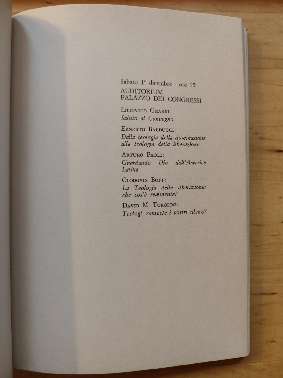 Teologia della liberazione atti del convegno nazionale di testimonianze 1985