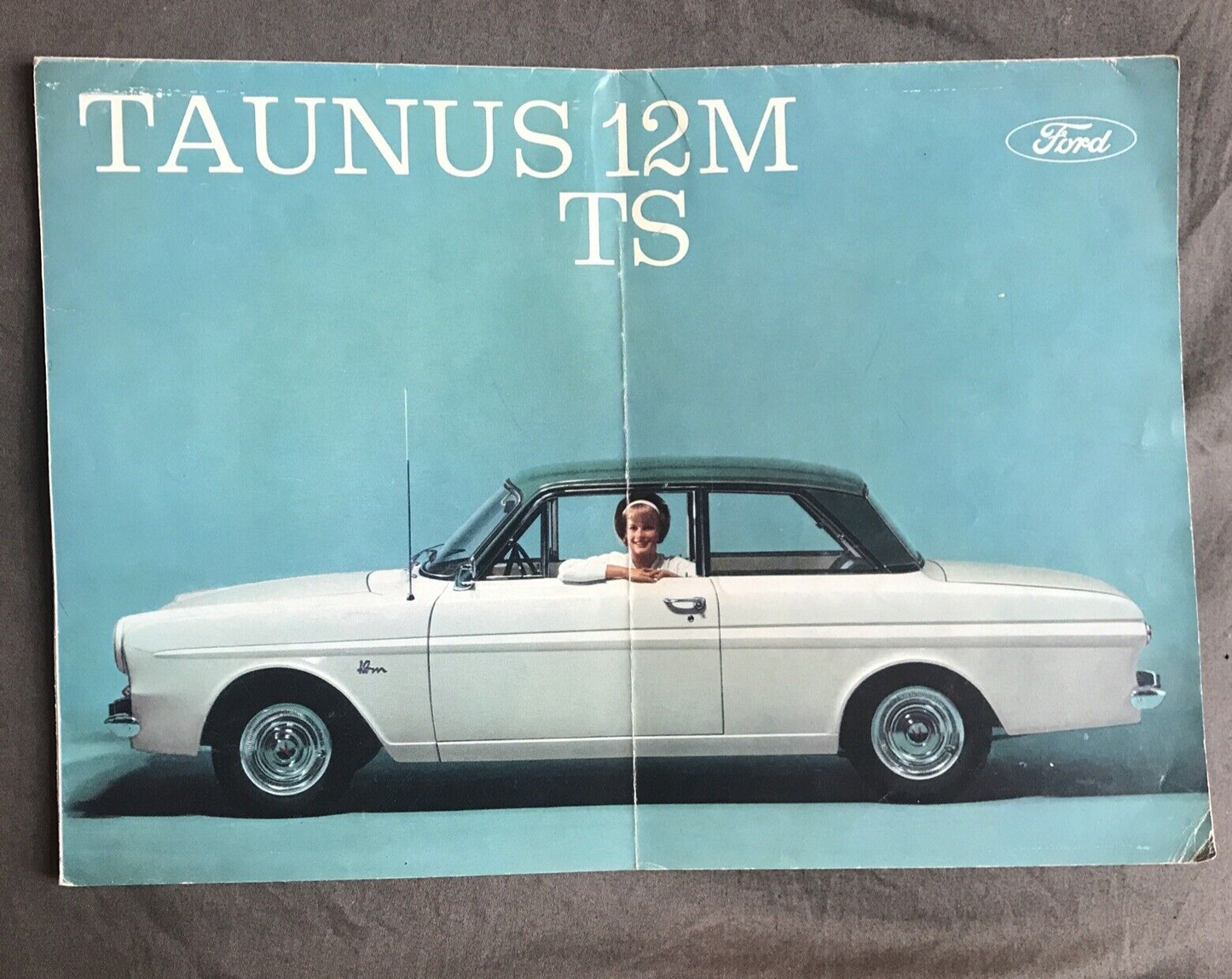 TAUNUS 12M TS - PUBBLICITÀ VINTAGE - opuscolo pubblicitario