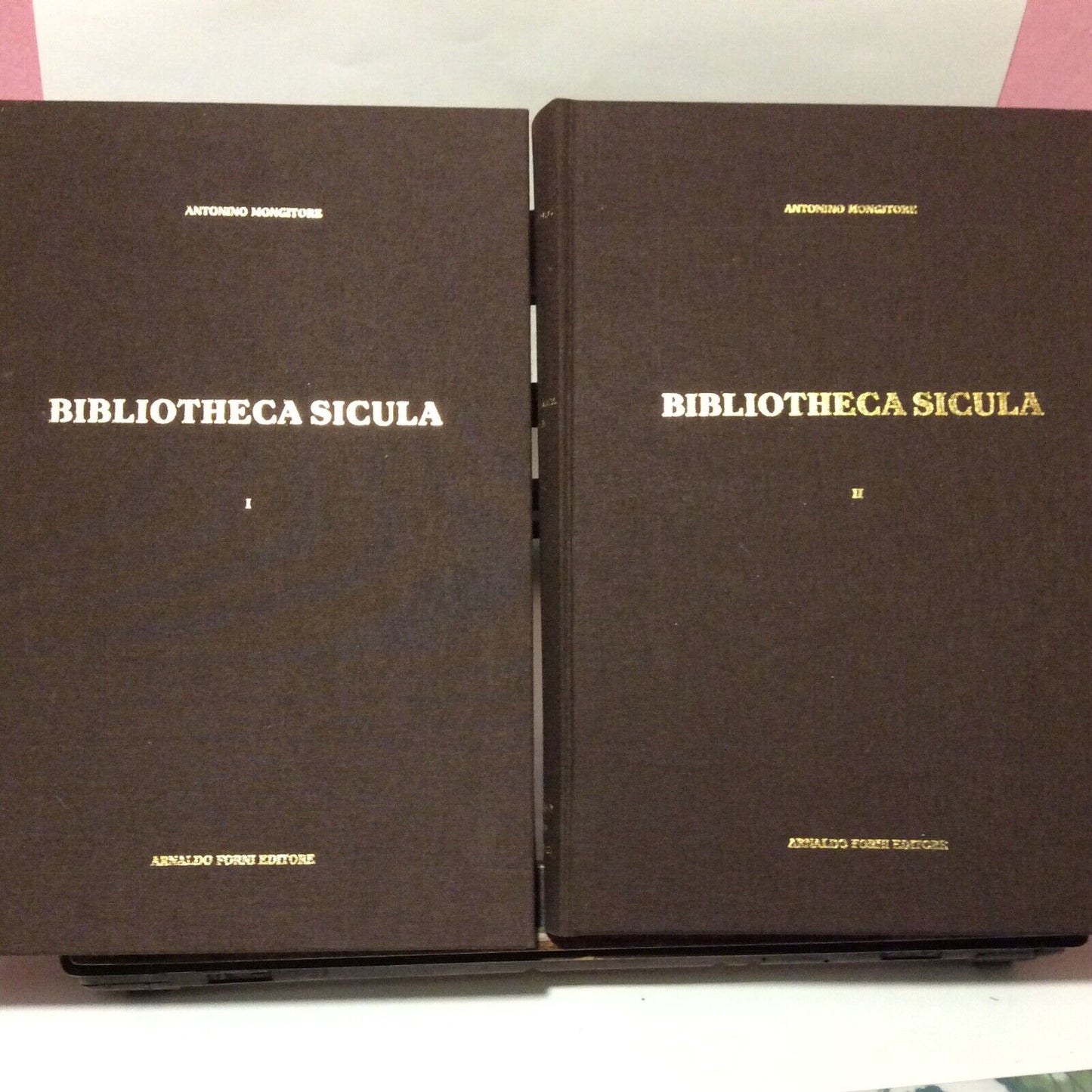 BIBLIOTHECA SICULA - ANTONINO MONGITORE - ARNALDO FORNI EDITORE ristampa anastat