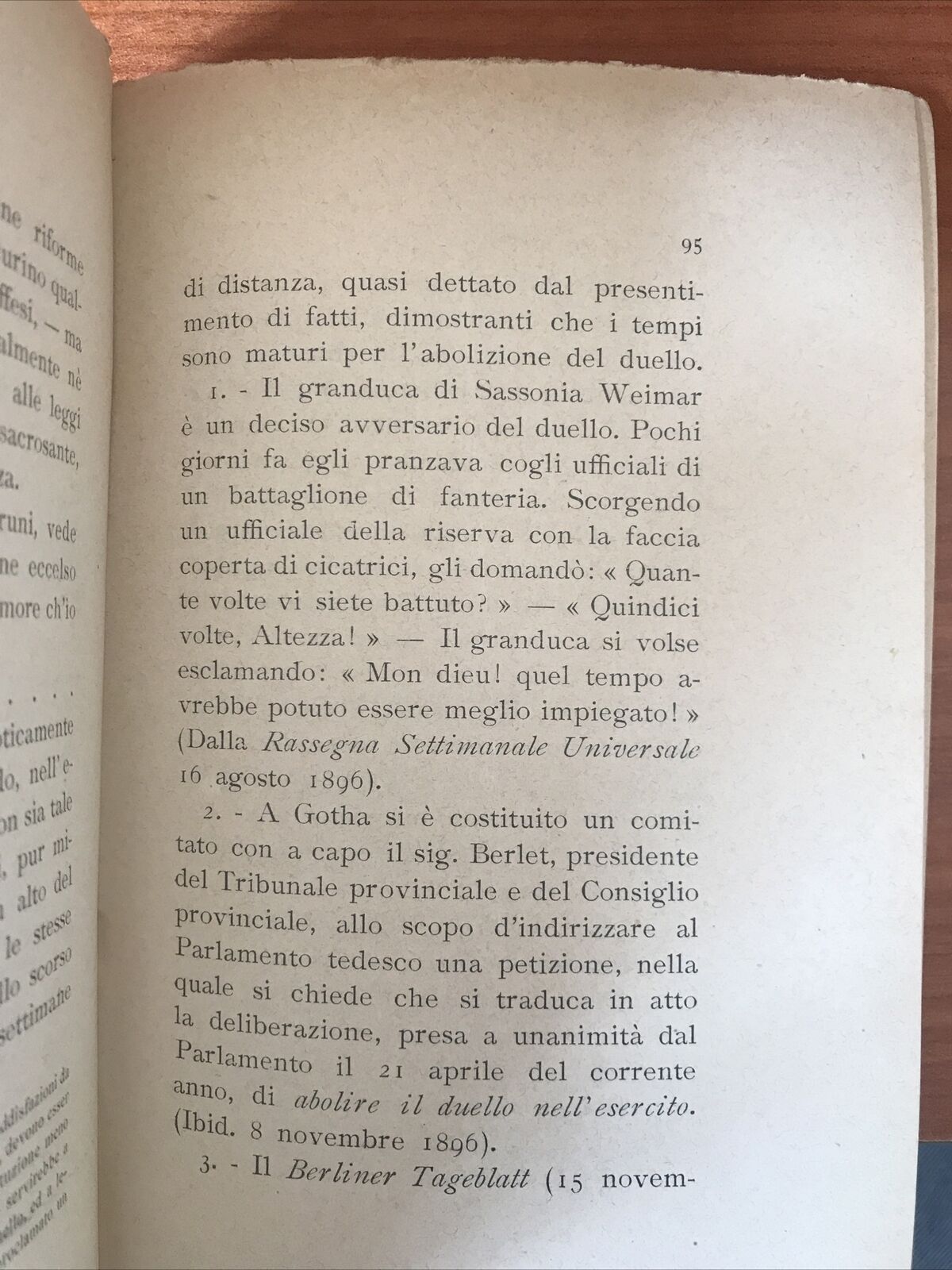 IL DUELLO Filippo Abignente tipografia editrice 1898 Paulo Fambri Perrone San Ma