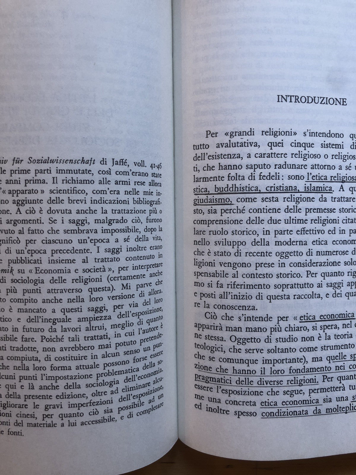 Sociologia delle religioni_1, Weber UTET 2008