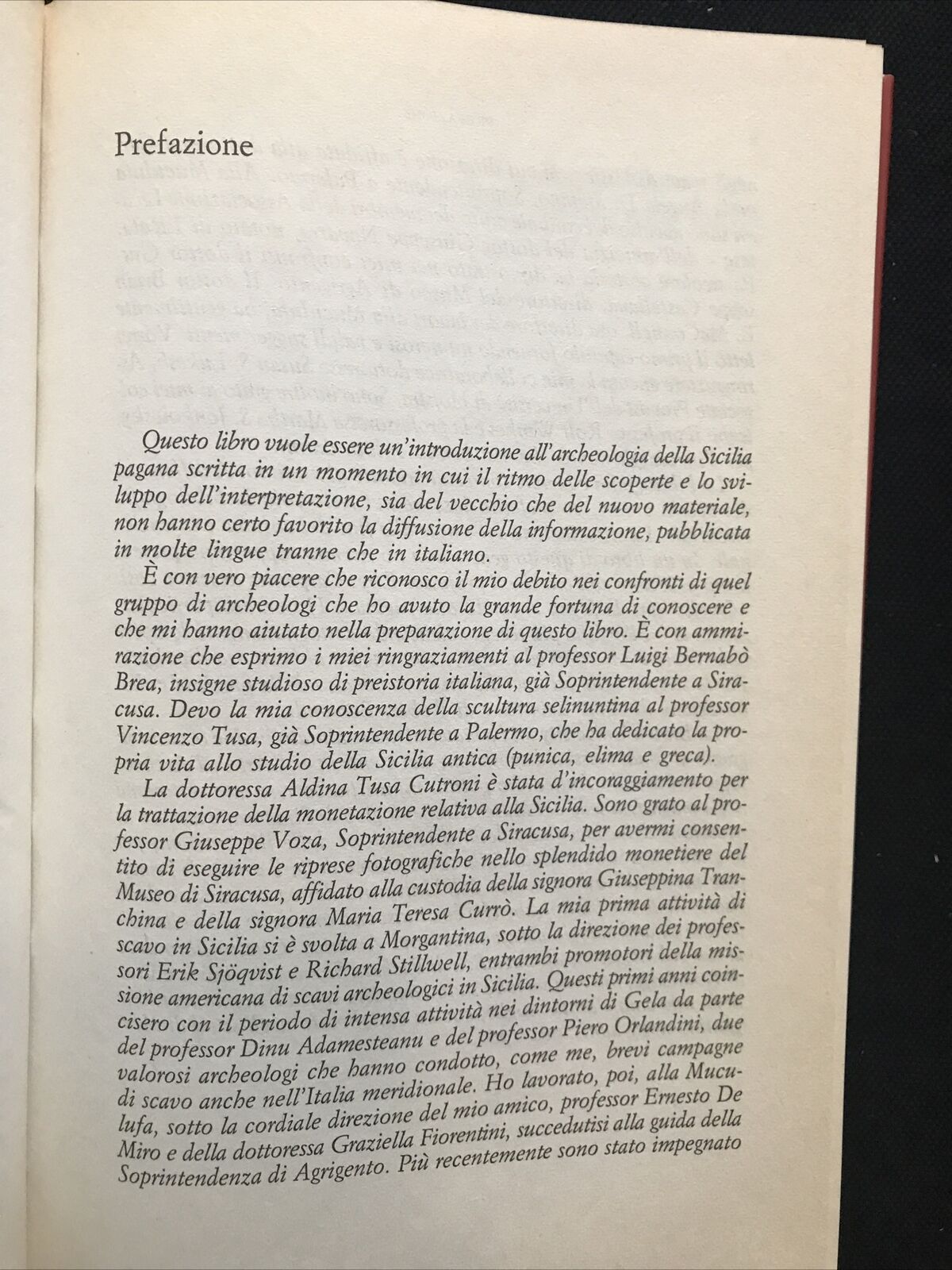 ARCHEOLOGIA DELLA SICILIA ANTICA, R. Ross Holloway, società ed. internazionale