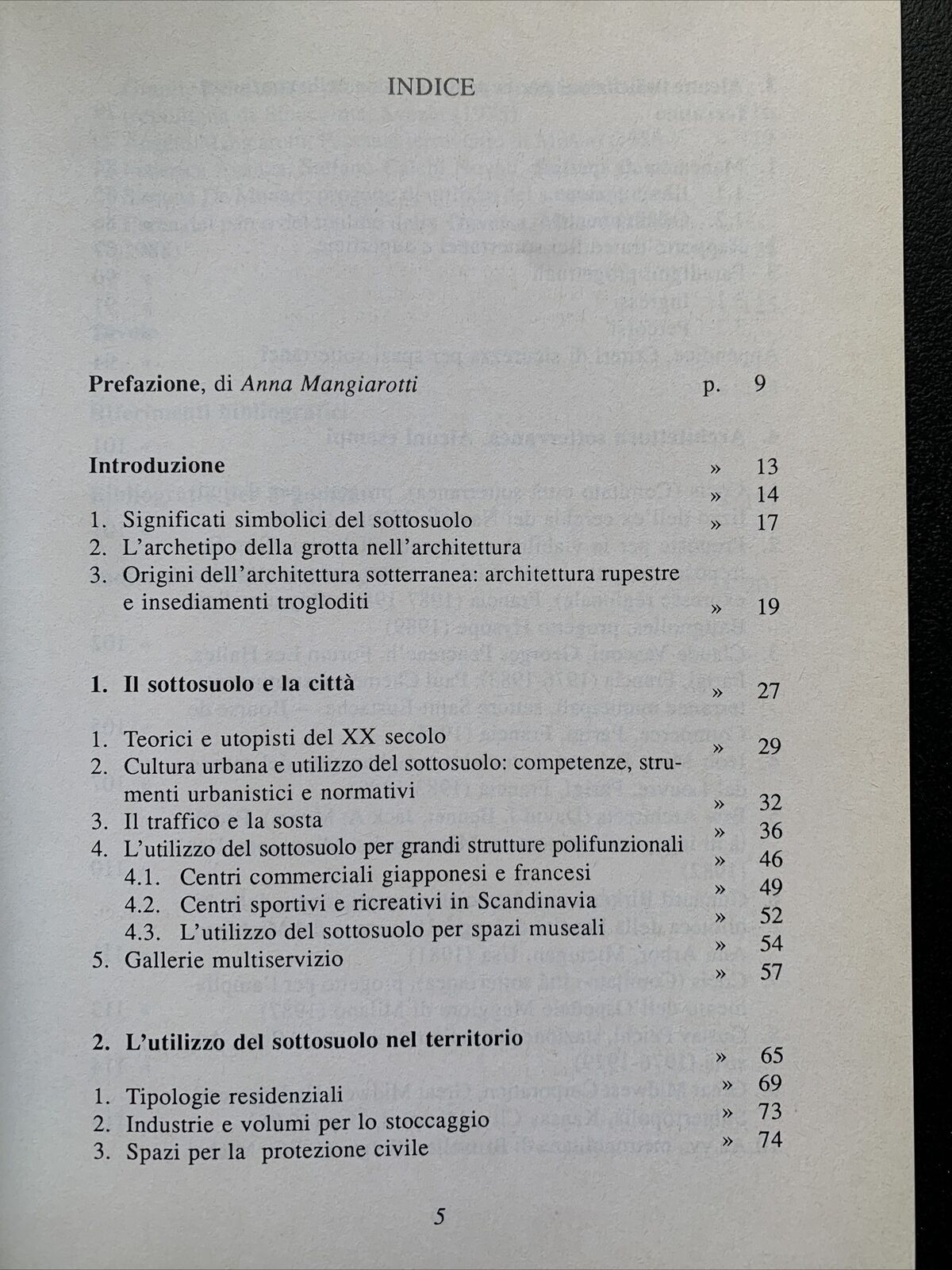 Progettare il sottosuolo - Avanza, Novati, Conta. Franco angeli 1991 #