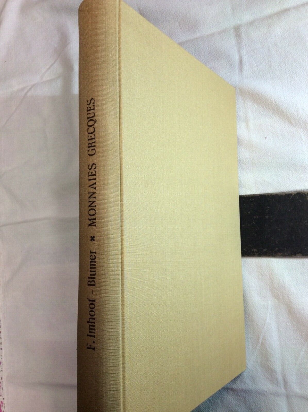 MONNAIES GRECQUES , F. IMHOOF - BLUMER , ARNALDO FORNI COPIA ANASTATICA