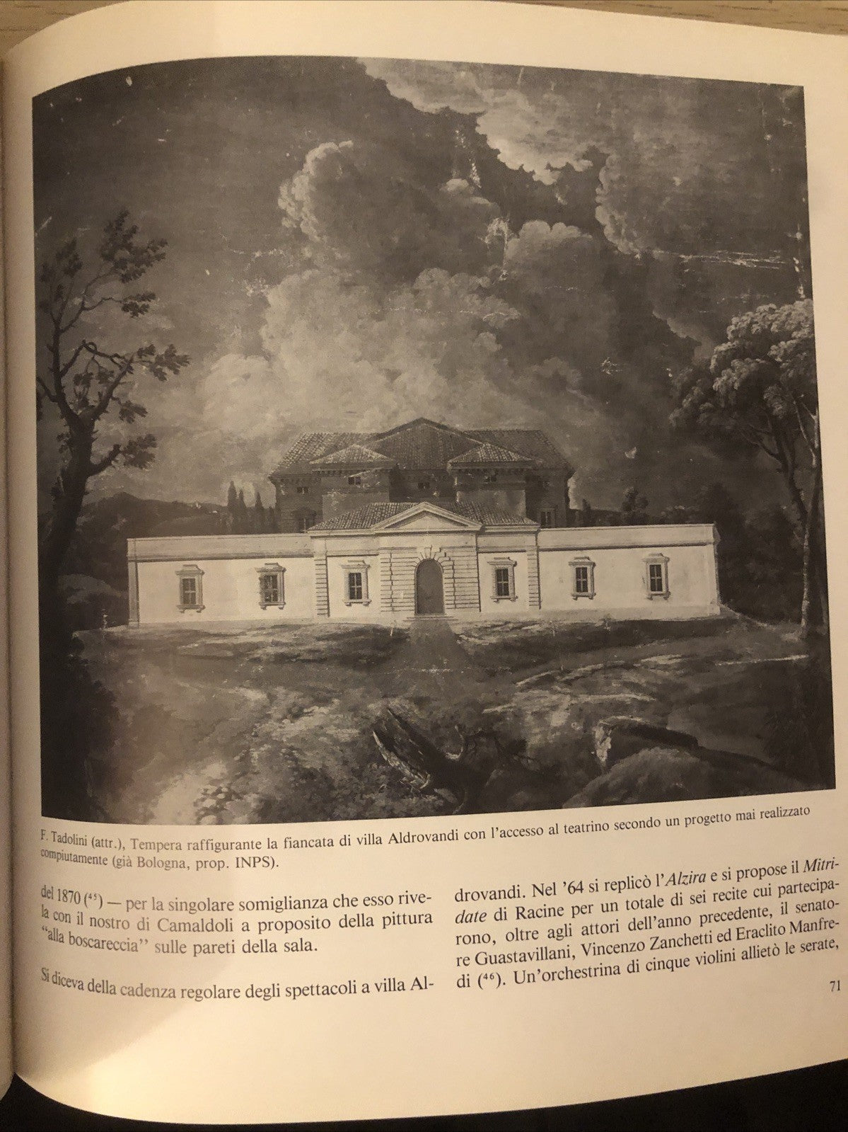 Villa Aldrovandi Mazzacorati Bologna, Frabetti, Lenzi. Grafis edizioni 1987